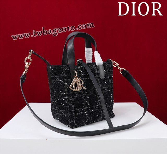 Dior专柜新款迪奥高仿原单藤格纹图案Toujours竖版手袋时尚托特购物包 djfk1673